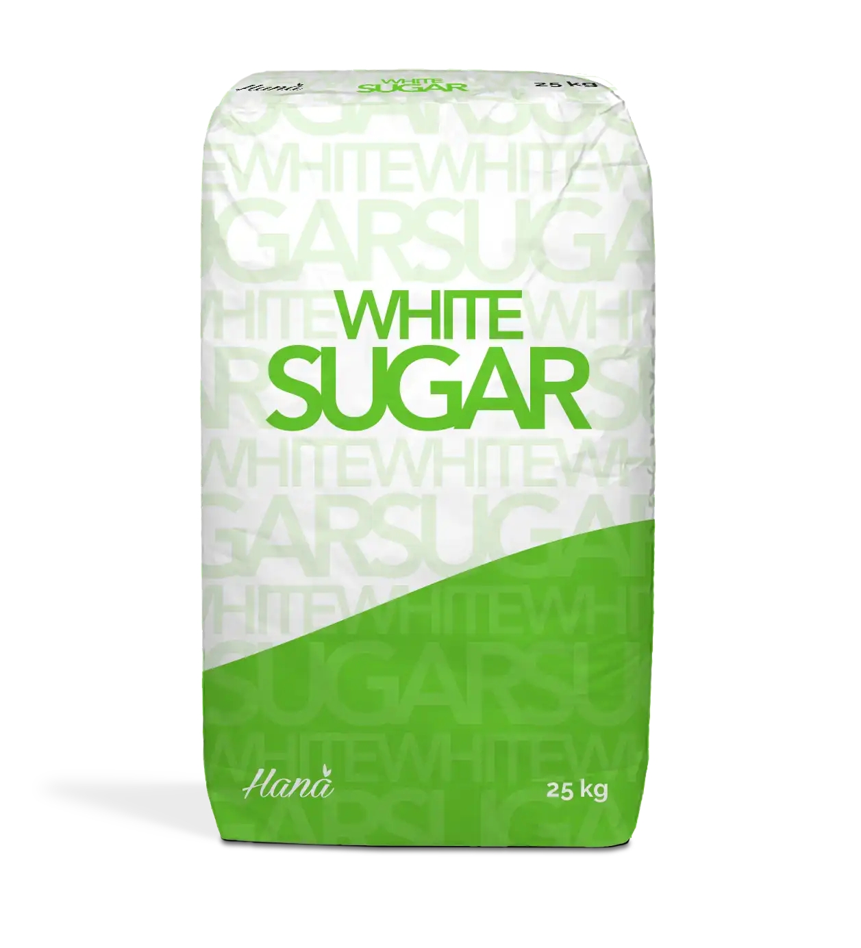 Haná sugar in 25 kg packaging